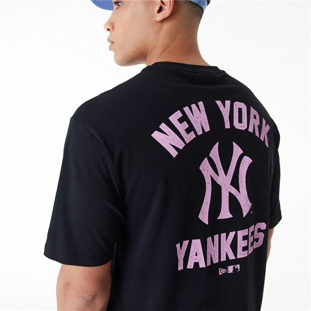 T-shirt à manches courtes homme New Era WORDMARK OS TEE NEYYAN 60435524 Noir (XL)