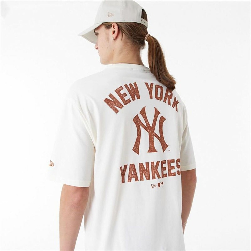 T-shirt à manches courtes homme New Era WORDMARK OS TEE NEYYAN 60435536 Blanc (XL)