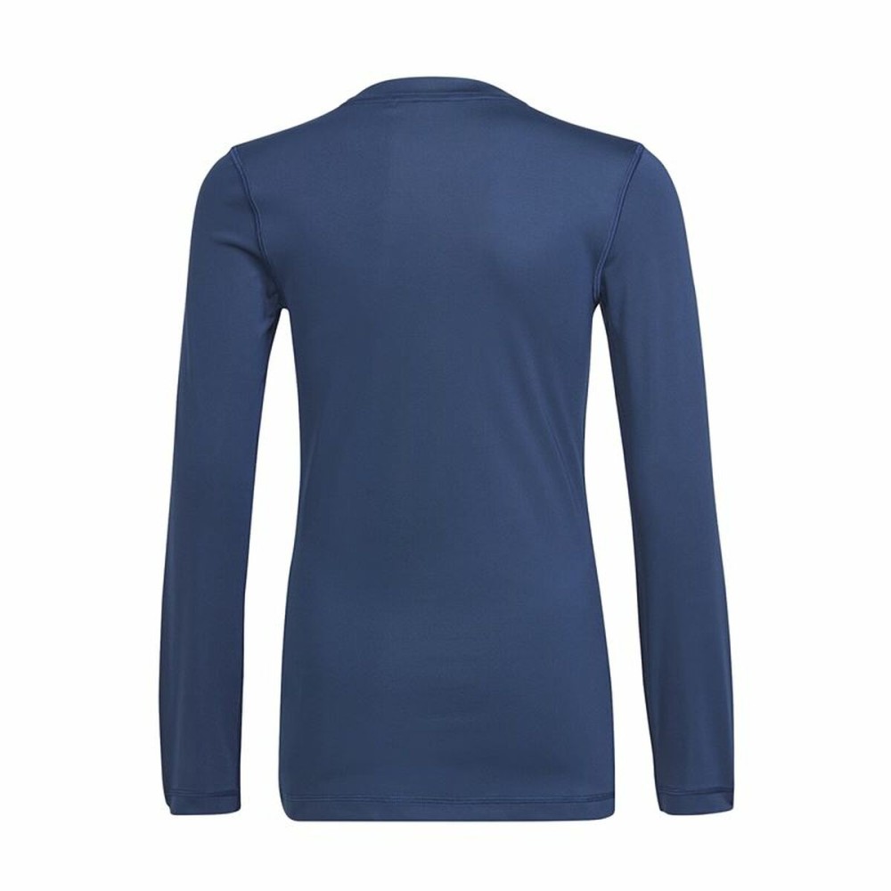 Maillot de Football à Manches Courtes pour Enfants Adidas Techfit Bleu