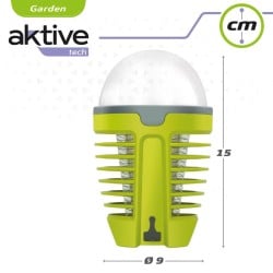 Lampe Anti-Moustiques Aktive Plastique 9 x 15 x 9 cm (4 Unités)