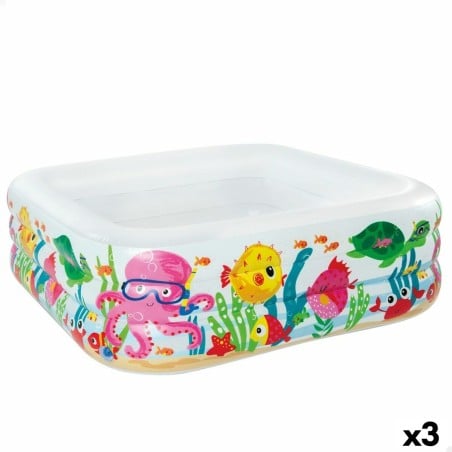 Aufblasbares Planschbecken für Kinder Intex Wassermann 340 L 159 x 50 x 159 cm (3 Stück)