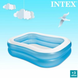 Aufblasbarer Pool Intex Blau Weiß Blau/Weiß 540 L 203 x 48 x 152 cm (3 Stück)