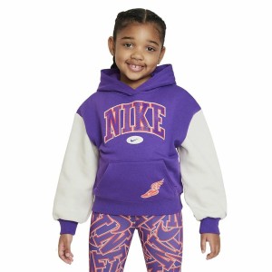 Hooded Sweatshirt for Girls Nike Join The Club Violet