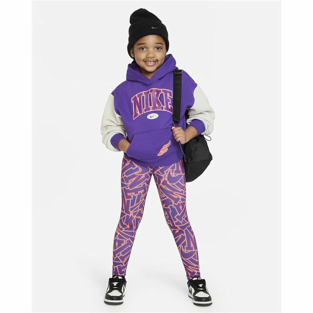 Hooded Sweatshirt for Girls Nike Join The Club Violet