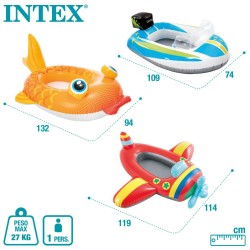 Bateau gonflable Intex 98 x 39 x 72 cm (24 Unités)