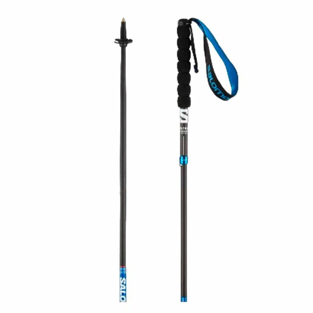 2er Set Trekking-Stöcke Salomon Ultra Carbon Foldble Schwarz 120 cm
