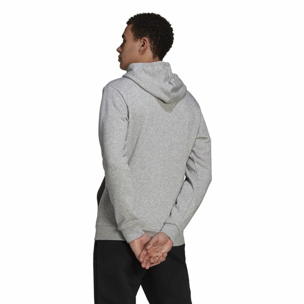 Men’s Hoodie Adidas Essentials Fleece Big Logo Grey
