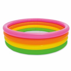 Inflatable Paddling Pool for Children Intex Sunset Rings 780 L 168 x 46 x 168 cm (6 Units)