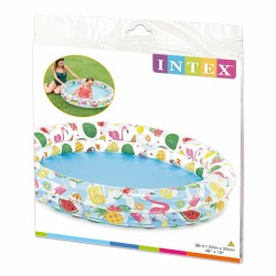 Aufblasbares Planschbecken für Kinder Intex Tropical Ringe 150 l 122 x 25 cm (12 Stück)