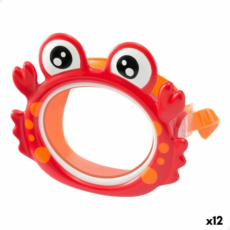 Diving Mask Intex Children's Shark Crab (12 Units)