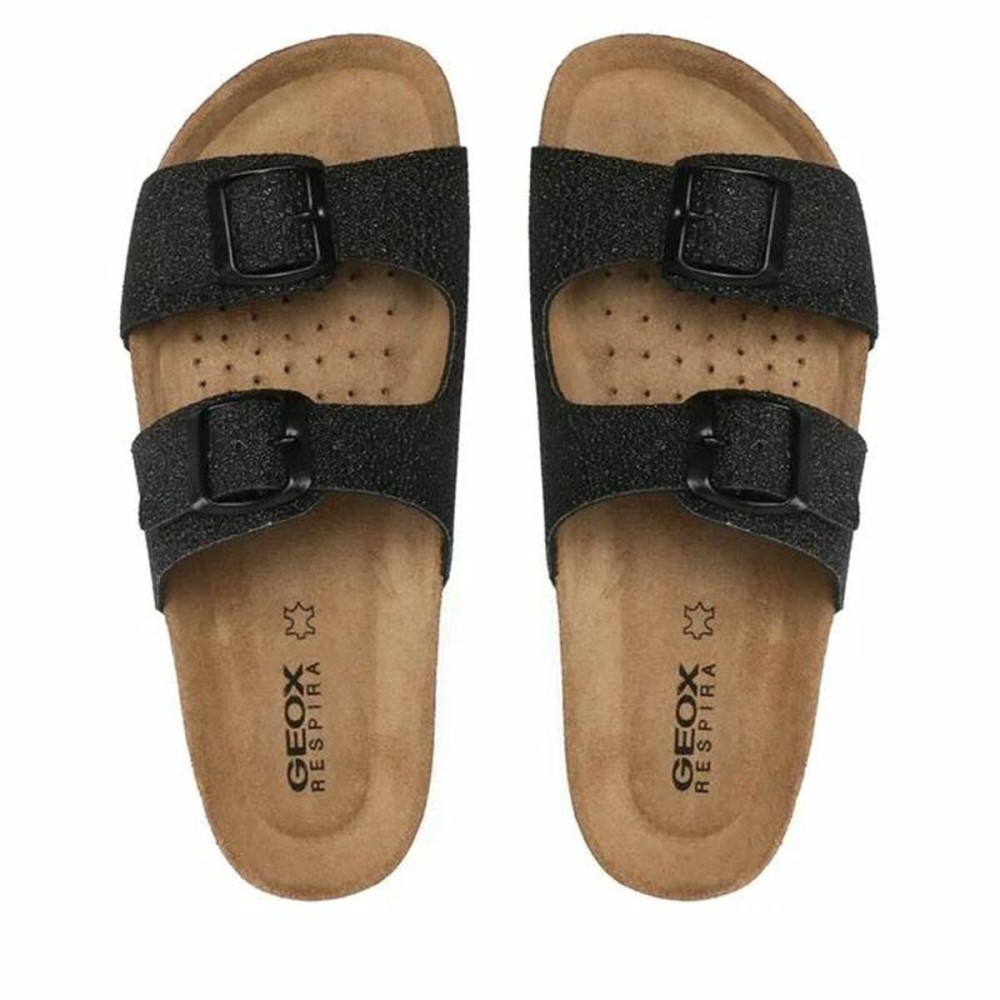 Damensandalen Geox Brionia Schwarz