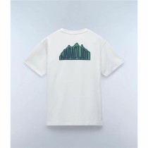 Men’s Short Sleeve T-Shirt Napapijri S-Linth Ss White