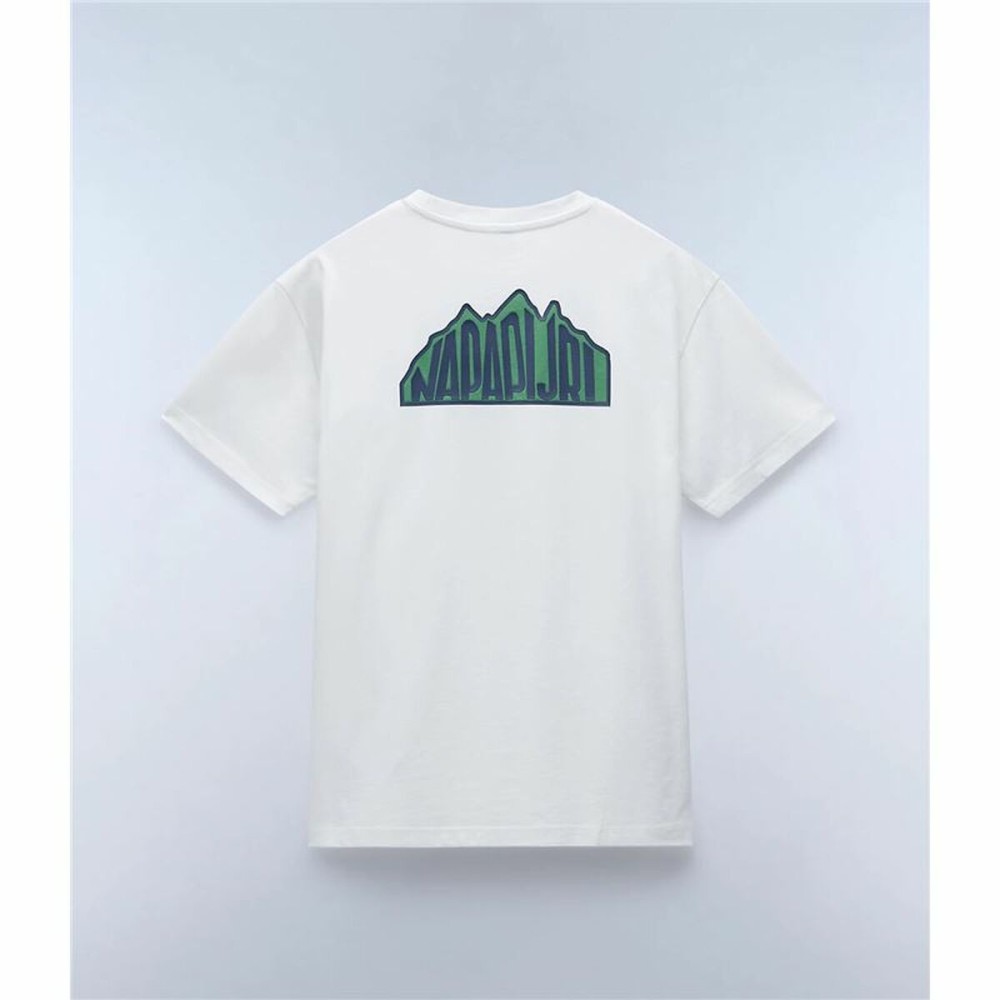 Men’s Short Sleeve T-Shirt Napapijri S-Linth Ss White