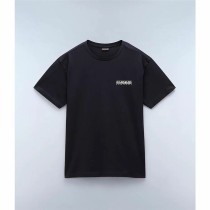 Men’s Short Sleeve T-Shirt Napapijri S-Linth Ss Black