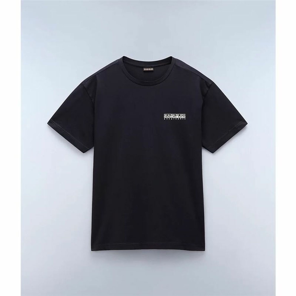 Men’s Short Sleeve T-Shirt Napapijri S-Linth Ss Black