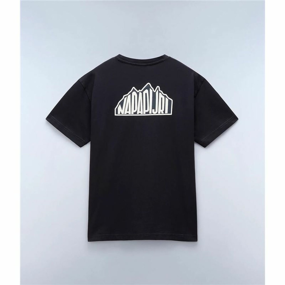 Men’s Short Sleeve T-Shirt Napapijri S-Linth Ss Black