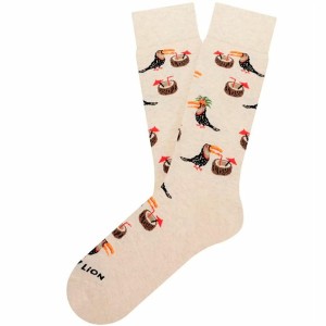 Socks Jimmy Lion Tropical Toucan Beige 41-46