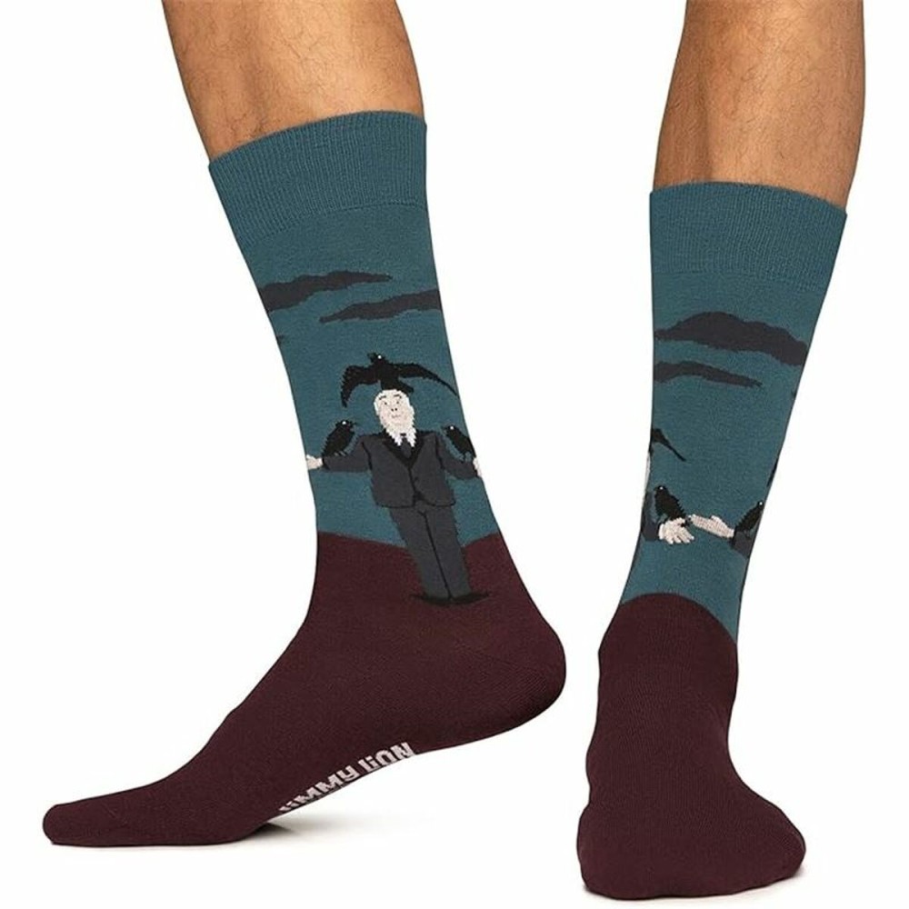 Socks Jimmy Lion Hitchcock Crows Maroon 41-46