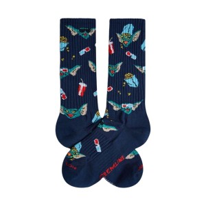 Socks Jimmy Lion Athletic Stripe Parties Blue 36-40