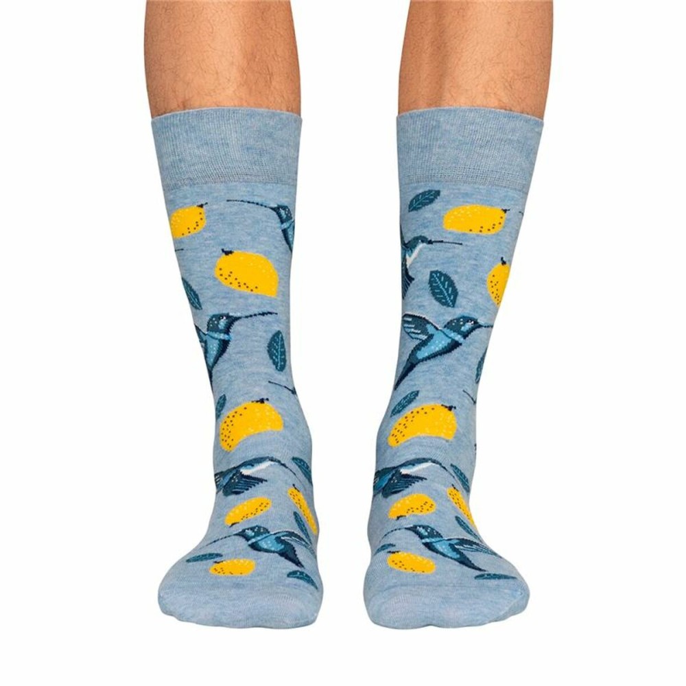 Socks Jimmy Lion Birds Lemons Light Blue 41-46