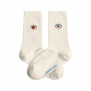 Socks Jimmy Lion Eyes Beige 36-41