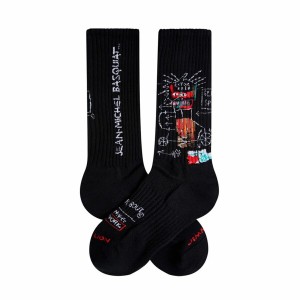 Socks Jimmy Lion Basquiat Gem Spa Black 36-40