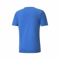 Child's Short Sleeve T-Shirt Puma Individual Rise Blue Blue