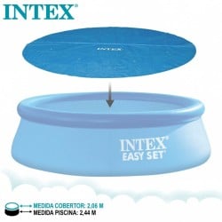 Bâches de piscine Intex 29020 EASY SET Ø 244 cm 206 x 206 cm