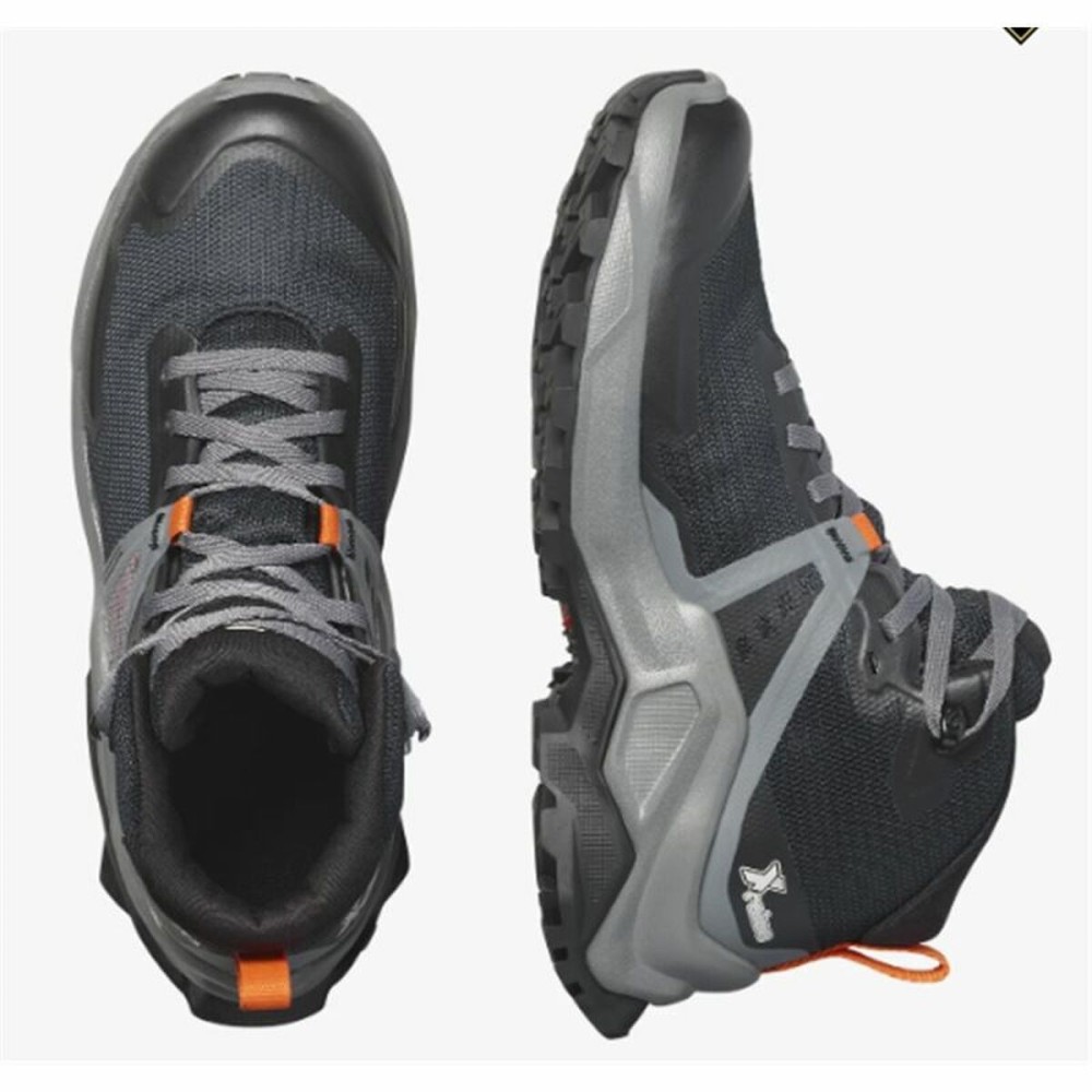 Kinder-Bergschuhe Salomon X Raise Mid GTX Infantil Schwarz