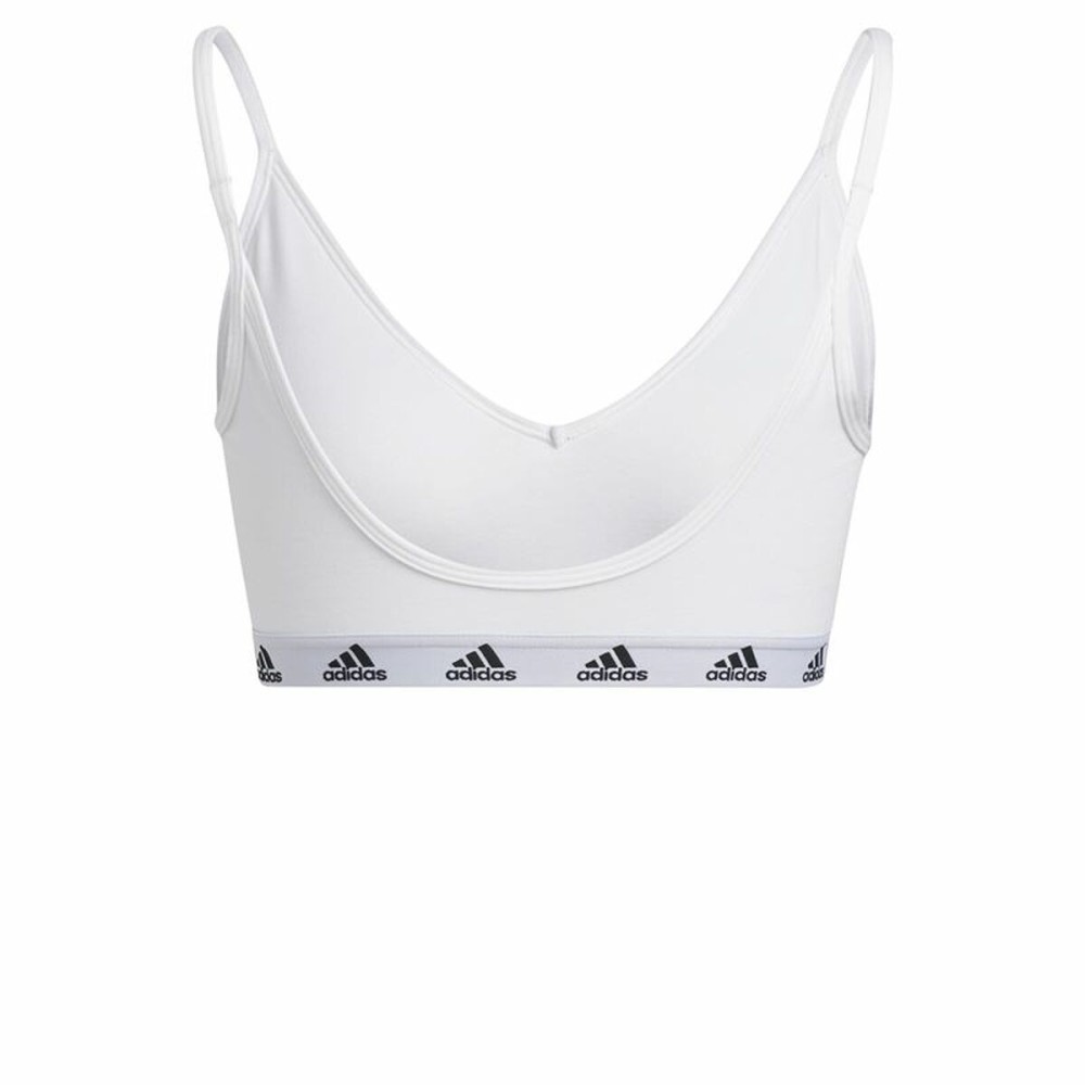 Sport-BH Adidas Pureb Ls Weiß