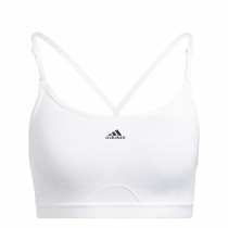 Sport-BH Adidas Aeroreact Ls P Weiß