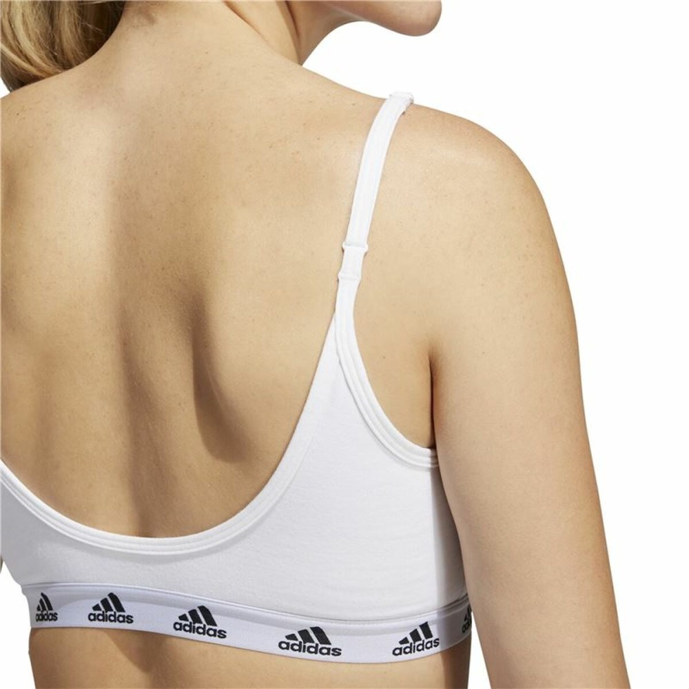 Sport-BH Adidas Pureb Ls Weiß