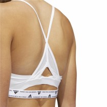 Sport-BH Adidas Aeroreact Ls P Weiß
