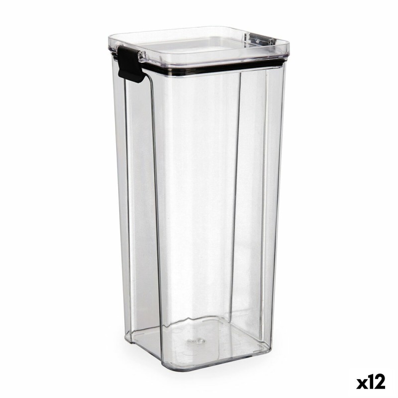 Récipient de Conservation des Aliments Quid Cocco Transparent Plastique 1,8 L (12 Unités)