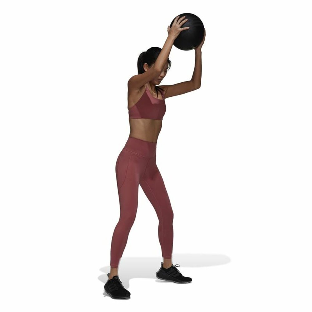 Sport leggings for Women Adidas Studio 7/8 Brown