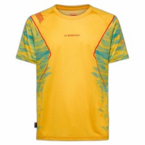 Short-sleeve Sports T-shirt La Sportiva Pacer Yellow