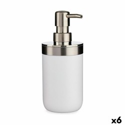 Distributeur de Savon Berilo BP15-001-2 Blanc Argenté Plastique 350 ml 8 x 17 x 9 cm (6 Unités)