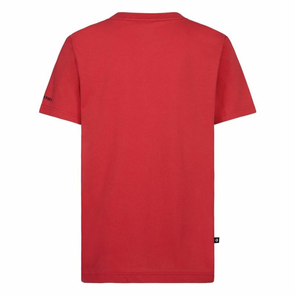 Child's Short Sleeve T-Shirt Converse Sustainable Core Sse Red