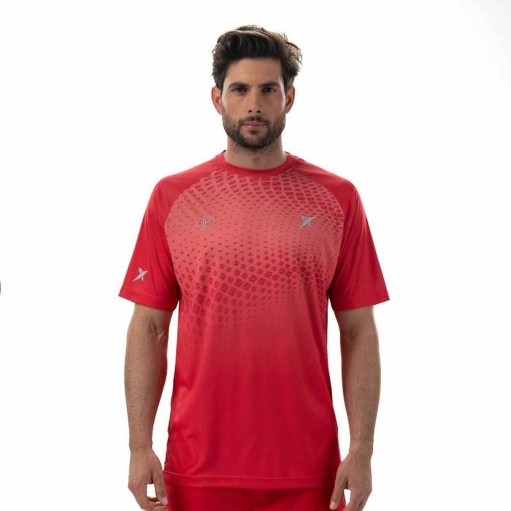 Herren Kurzarm-T-Shirt Drop Shot Benara Orange Paddel