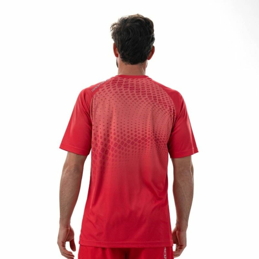 Herren Kurzarm-T-Shirt Drop Shot Benara Orange Paddel