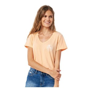 Damen Kurzarm-T-Shirt Rip Curl Re-Entry W