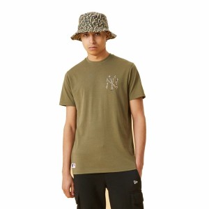 Men’s Short Sleeve T-Shirt New York Yankees New Era 12893123 Yellow