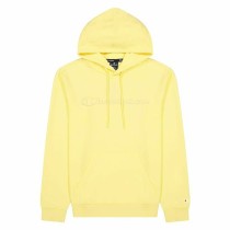 Sweat à capuche homme Champion Script Logo Hoodie M Jaune