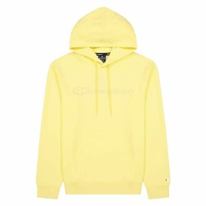 Men’s Hoodie Champion Script Logo Hoodie M Yellow
