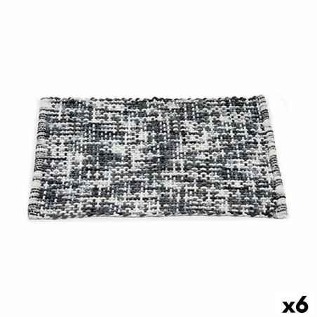 Tapis de Douche Antidérapant Berilo ITEM NO.11 RUGS Gris foncé 50 x 80 cm (6 Unités)