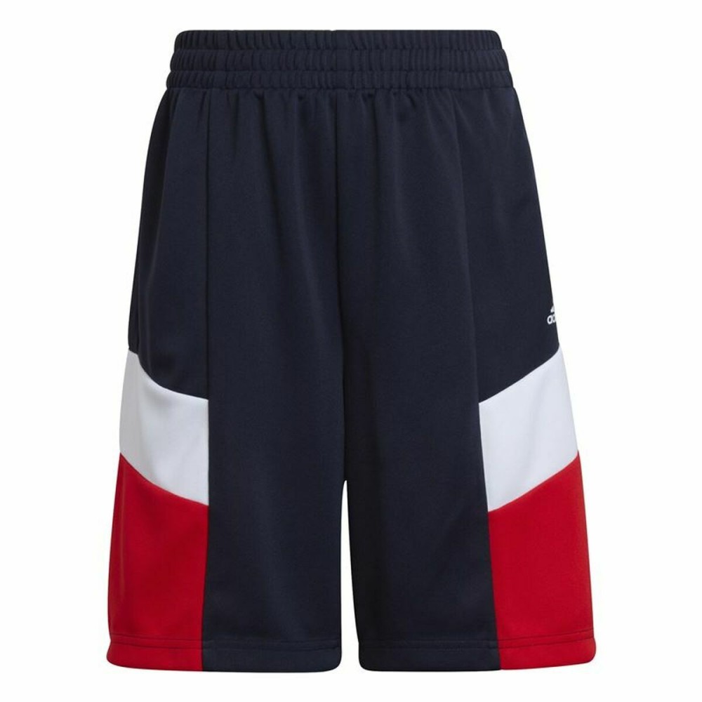 Sport Shorts for Kids Adidas D2M Big Logo Dark blue