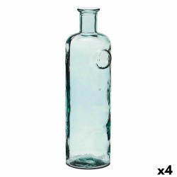 Flasche Stamp Dekoration 14 x 44 x 13 cm Durchsichtig (4 Stück)