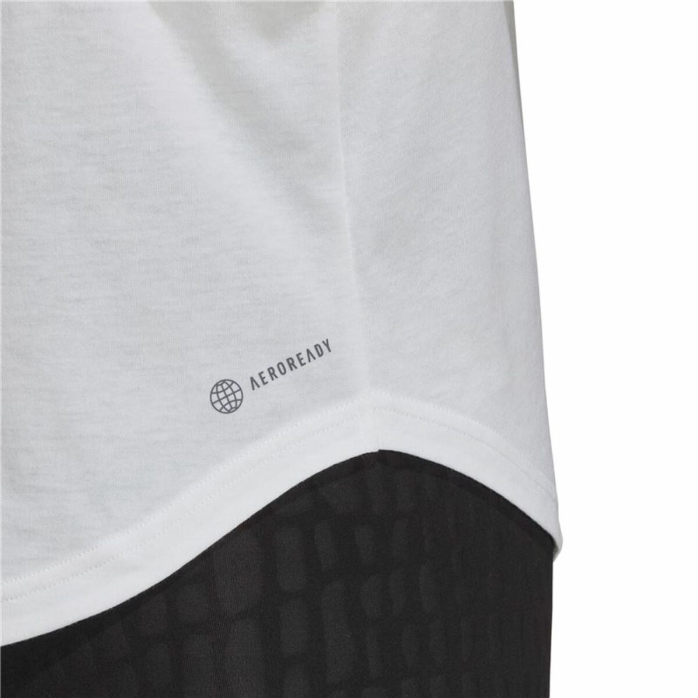 Maillot de Corps sans Manches pour Femme Adidas AEROREADY Racerback Blanc