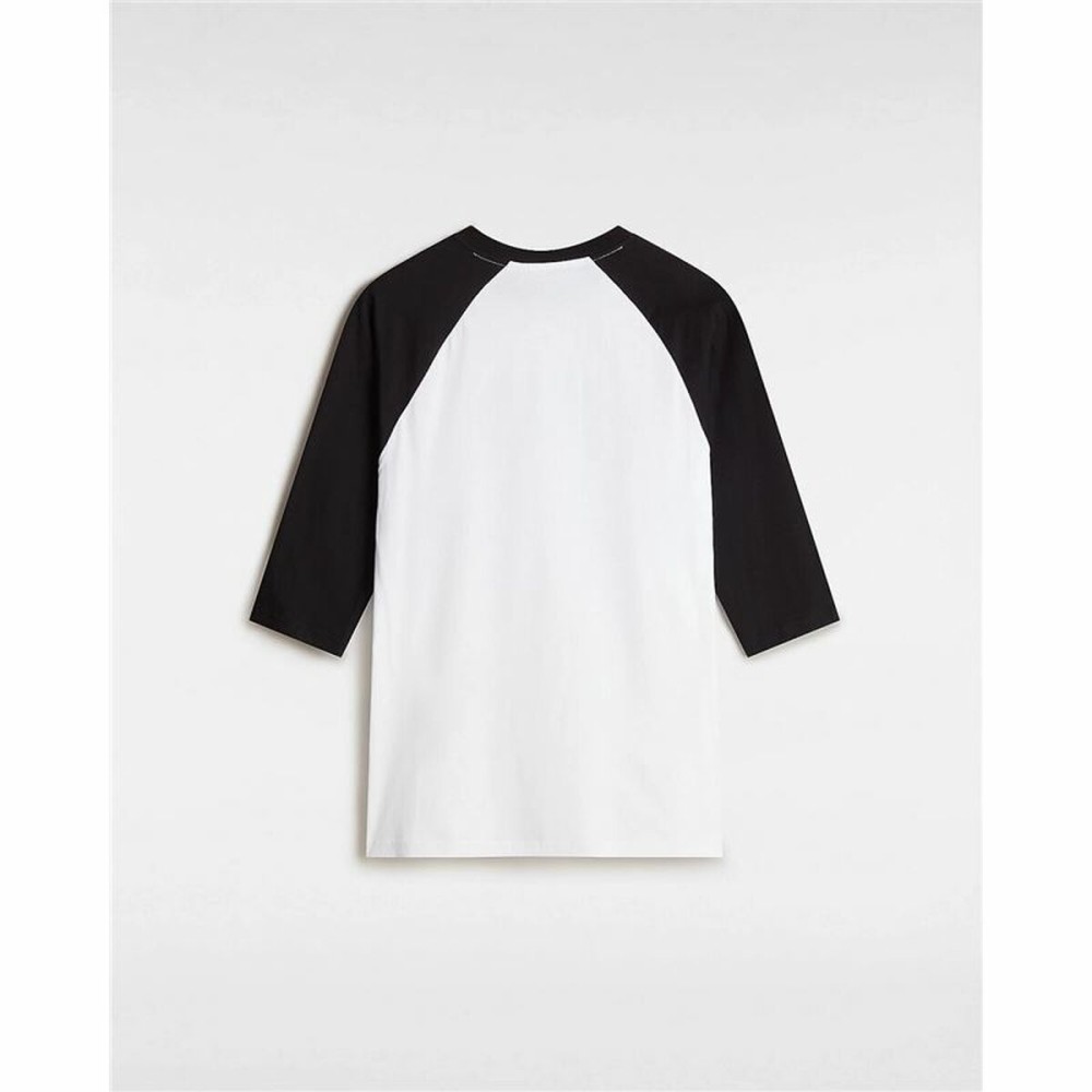 Maillot de Corps de Sport à Manches Coupe Vans Style 76 Raglan Blanc