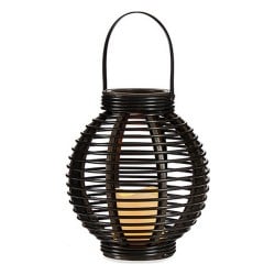 LED Lantern Brown Plastic 21 x 23,7 x 21 cm (4 Units)